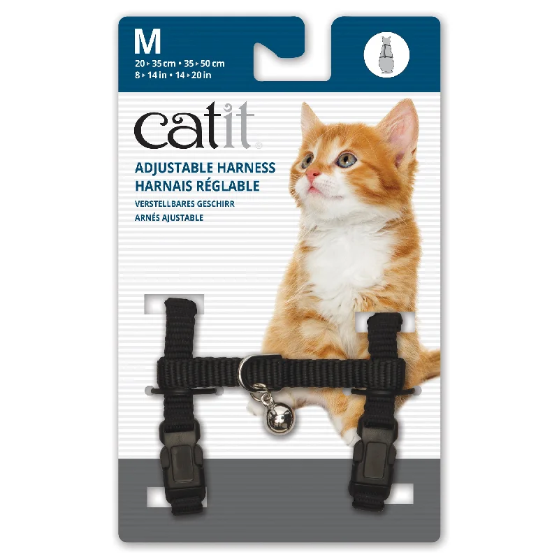 Catit Adjustable Nylon Harness - Black