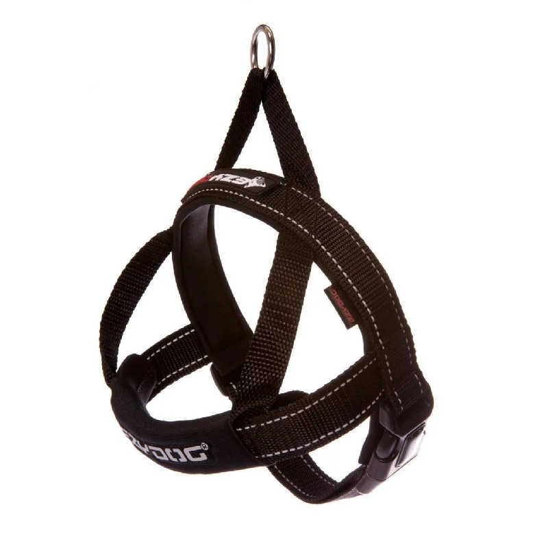 EzyDog Quick Fit Black Dog Harness Small