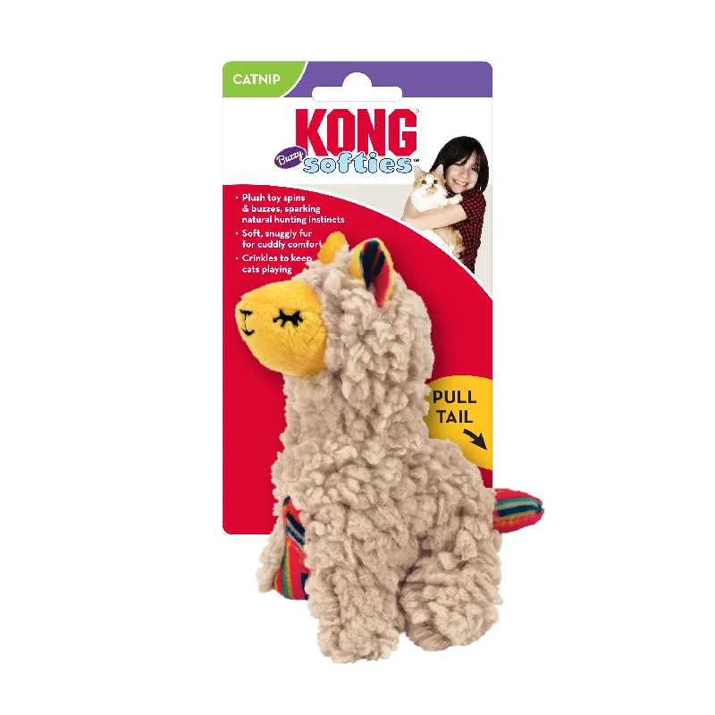 KONG Holiday Softies Scrattles Llama Cat Toy