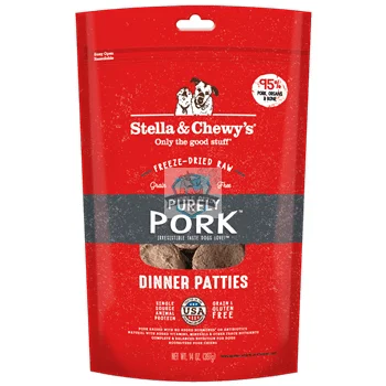 Stella & Chewy’s Freeze Dried Dinner Patties (Purely Pork) Dog Food