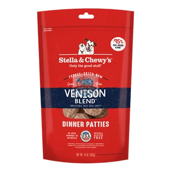 Stella & Chewy's Freeze-Dried Dinner Patties Venison Blend (Venison & Lamb) Dog Food