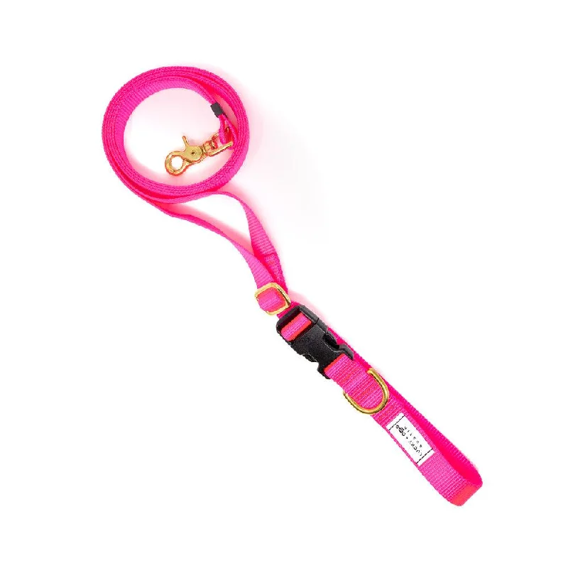 Hot Pink - 8 ft. Hands Free Adjustable Leash