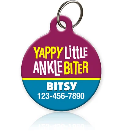 Ankle Biter Pet ID Tag