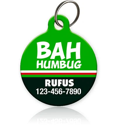 Bah Humbug Pet ID Tag