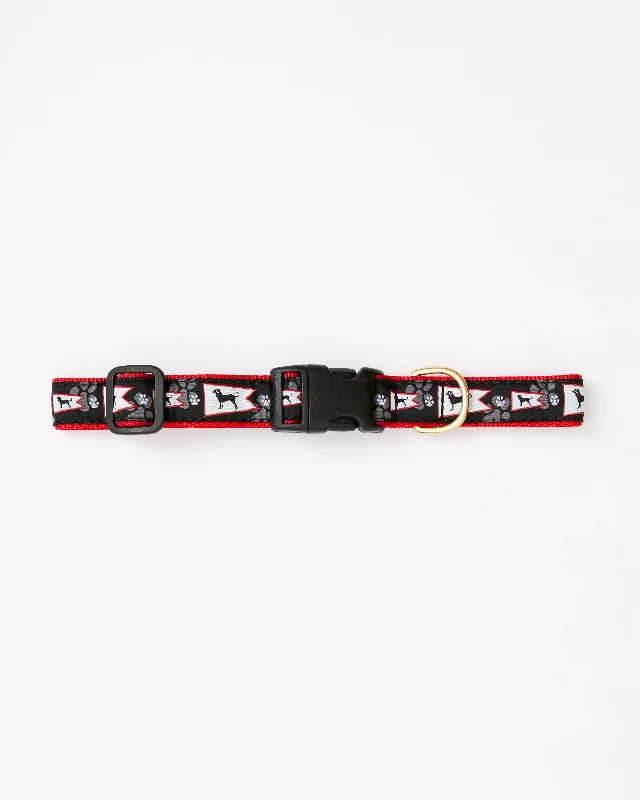 Black Dog Burgee Dog Collar