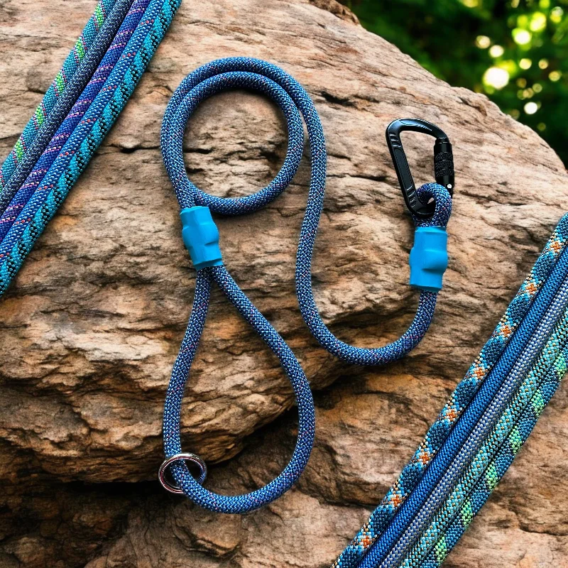 Blue Patterns Climbing Rope Leashes