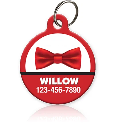 Bow Tie Pet ID Tag