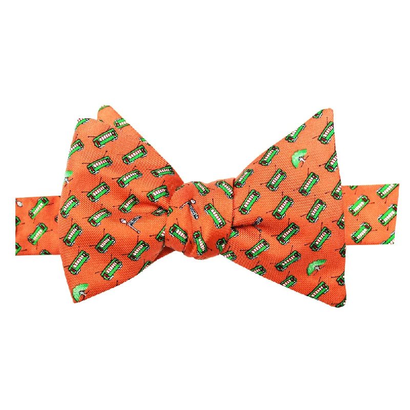 Étouffée Orange Boys' Streetcar Bow Tie