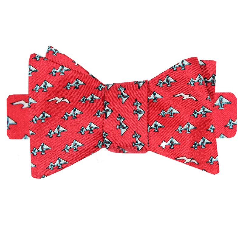 Cayenne Red Charleston's Ravenel Bridge Bow Tie