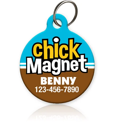 Chick Magnet Pet ID Tag