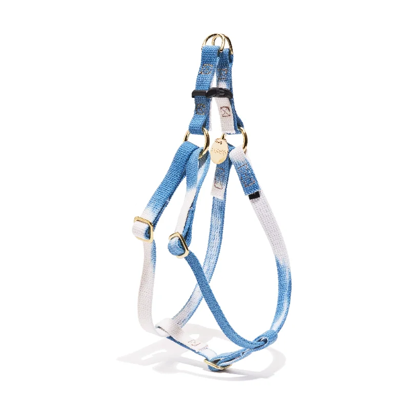 Cobalt Cotton Cat & Dog Harness