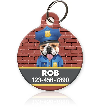 Cop Pet ID Tag