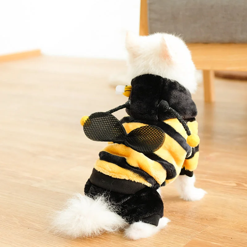 Innopet BEE Pet Costume - For Dogs and Cats - Perfect for Halloween, Christmas, Cosplay and Fancy Dress Parties