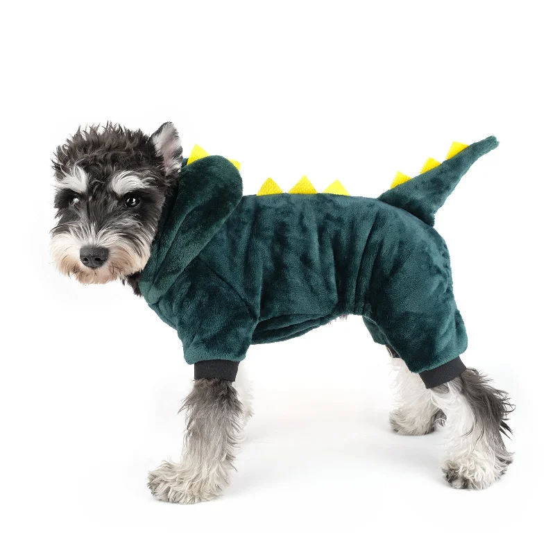 Innopet Dinosaur Pet Costume - For Dogs and Cats - Perfect for Halloween, Christmas, Cosplay and Fancy Dress Parties