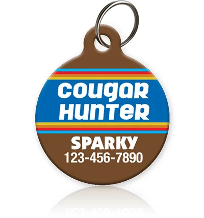 Cougar Hunter Pet ID Tag