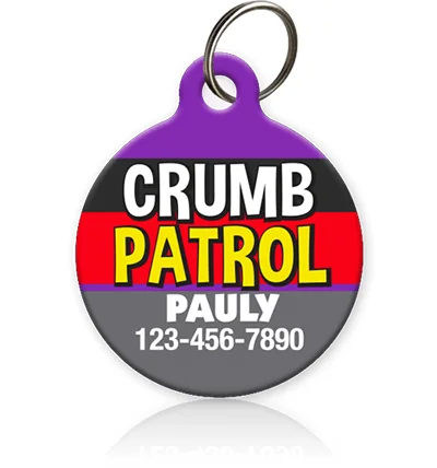 Crumb Patrol Pet ID Tag