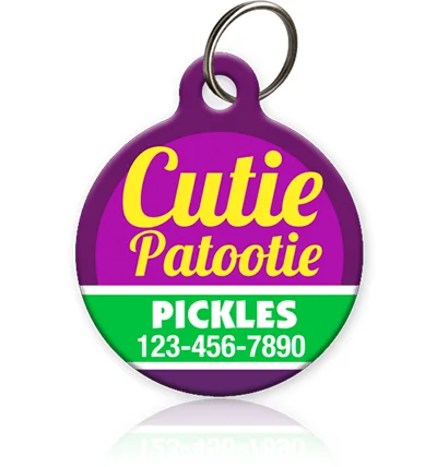 Cutie Patootie Pet ID Tag