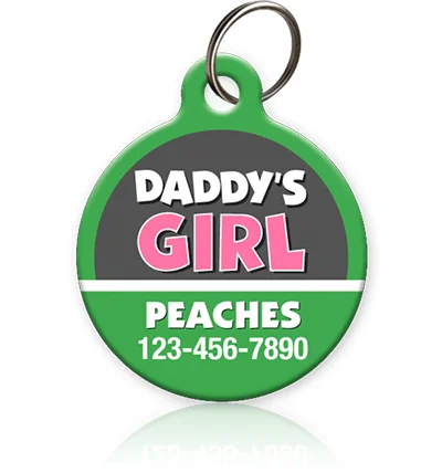 Daddy's Girl Pet ID Tag