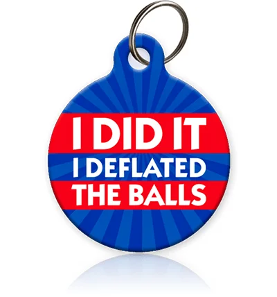 Deflate Gate Pet ID Tag