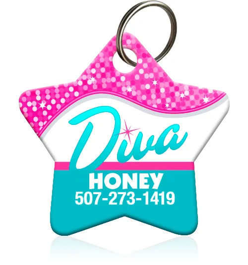 Diva Pet ID Tag