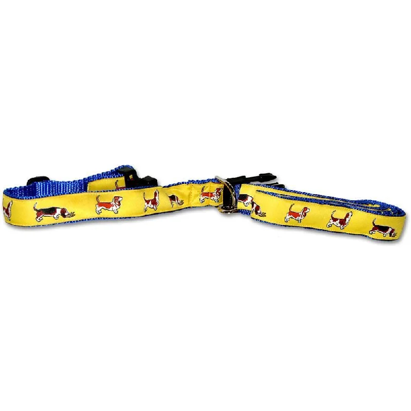 Yellow Collar and Lead Set