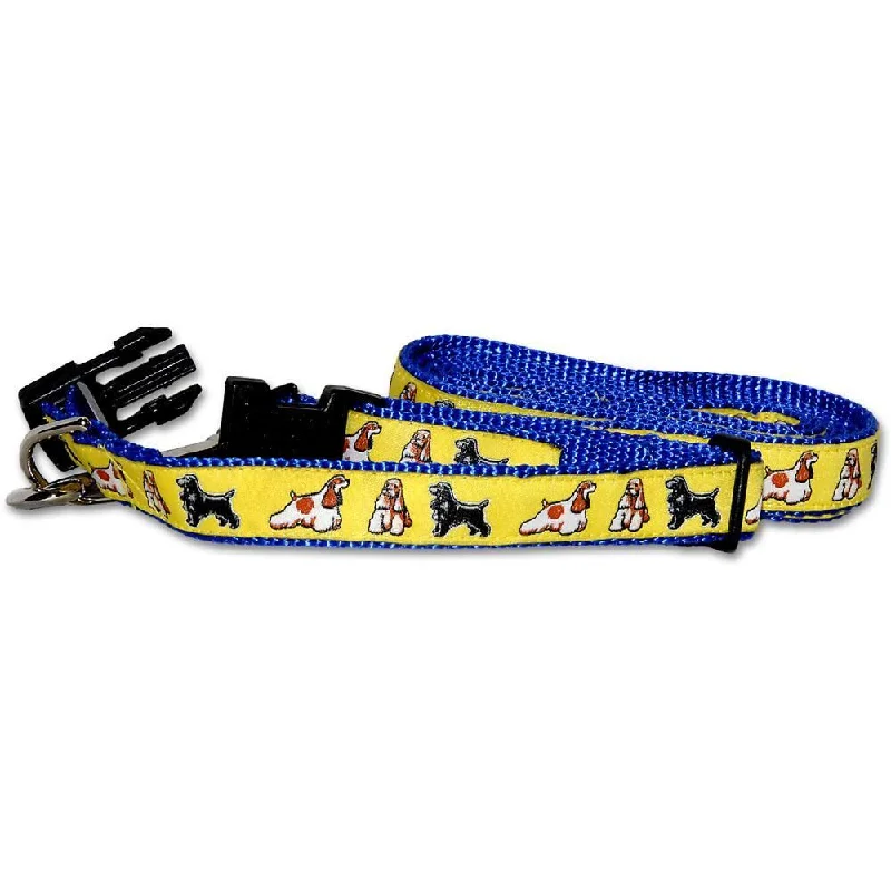 Yellow Collar and Lead Set