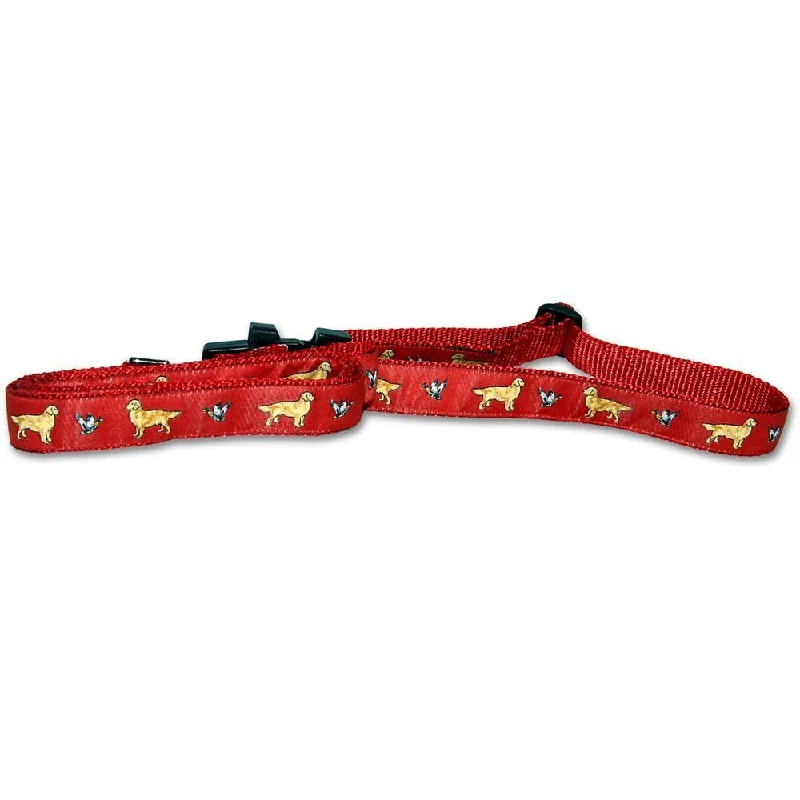 Golden Retriever Collar and Leash Set