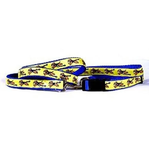 Yellow Collar and Lead Set