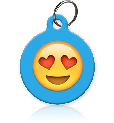 Emoji Faces Pet ID Tag