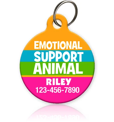 Emotional Support Animal Pet ID Tag