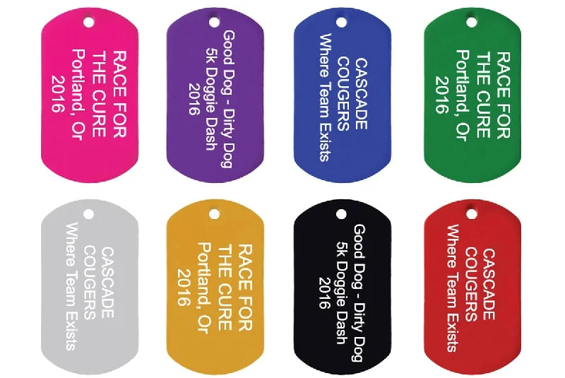 Engraved Military Dog Tags - Volume Pricing