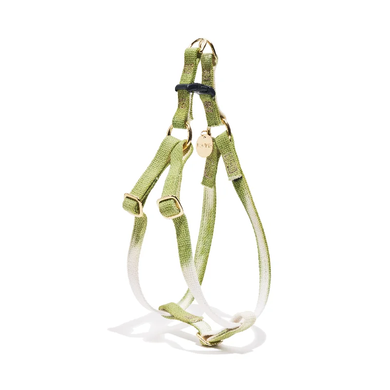 Fern Green Cotton Cat & Dog Harness