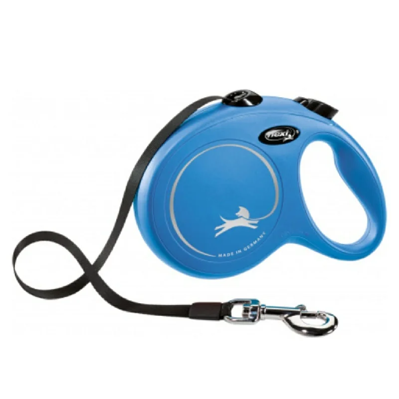 Flexi New Classic Tape Leash (Blue)