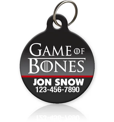 Game of Bones Pet ID Tag