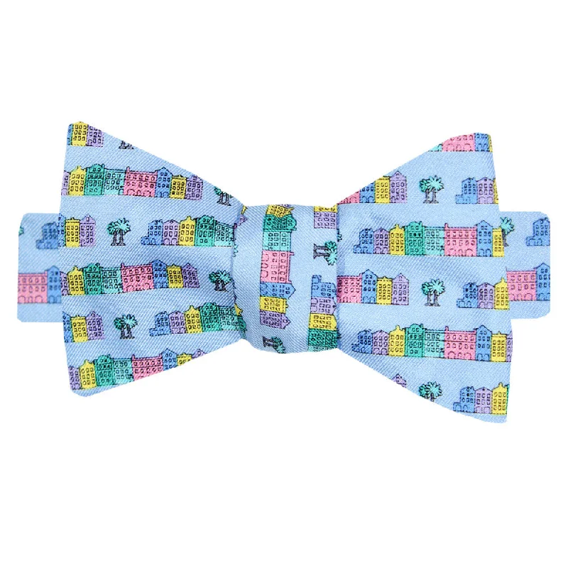 Gulf Blue Boys' Rainbow Row Bow Tie