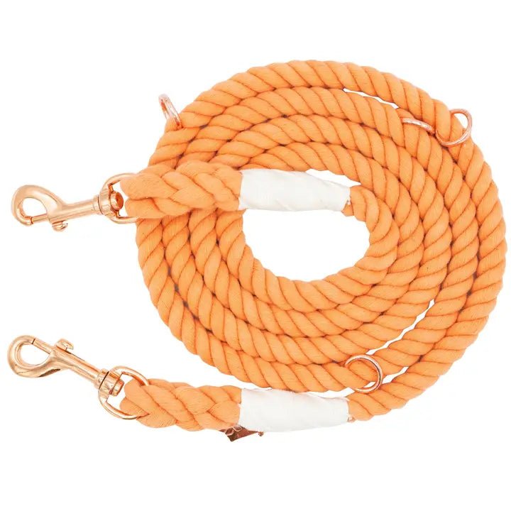 Hands Free Rope Leash - Clementine