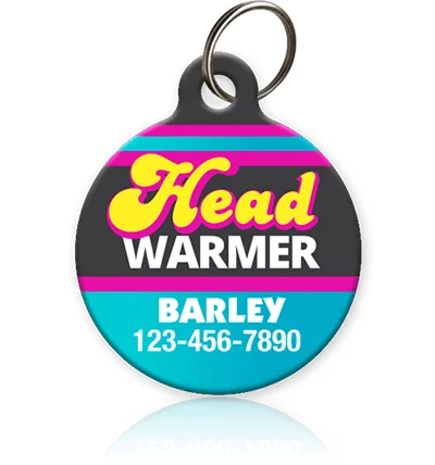 Head Warmer Pet ID Tag