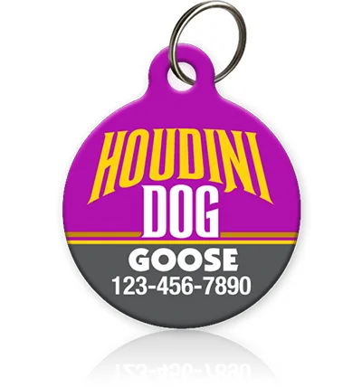 Houdini Dog Pet ID Tag