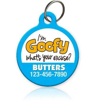 I'm Goofy Pet ID Tag