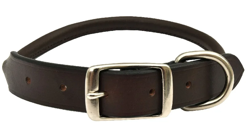 Jeffers Premium Rolled Leather Collar