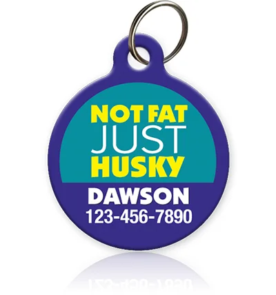 Just Husky Pet ID Tag