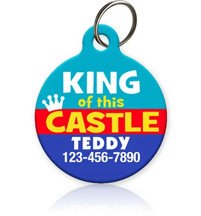 King of this Castle Pet ID Tag