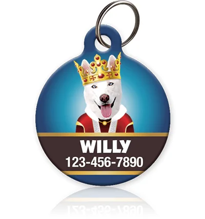 King Pet ID Tag