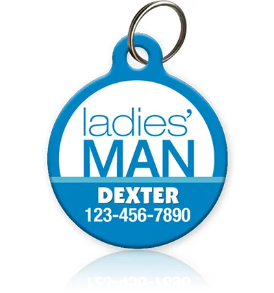 Ladies' Man Pet ID Tag