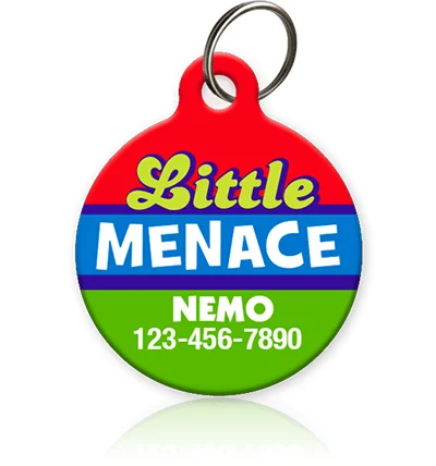 Little Menace Pet ID Tag