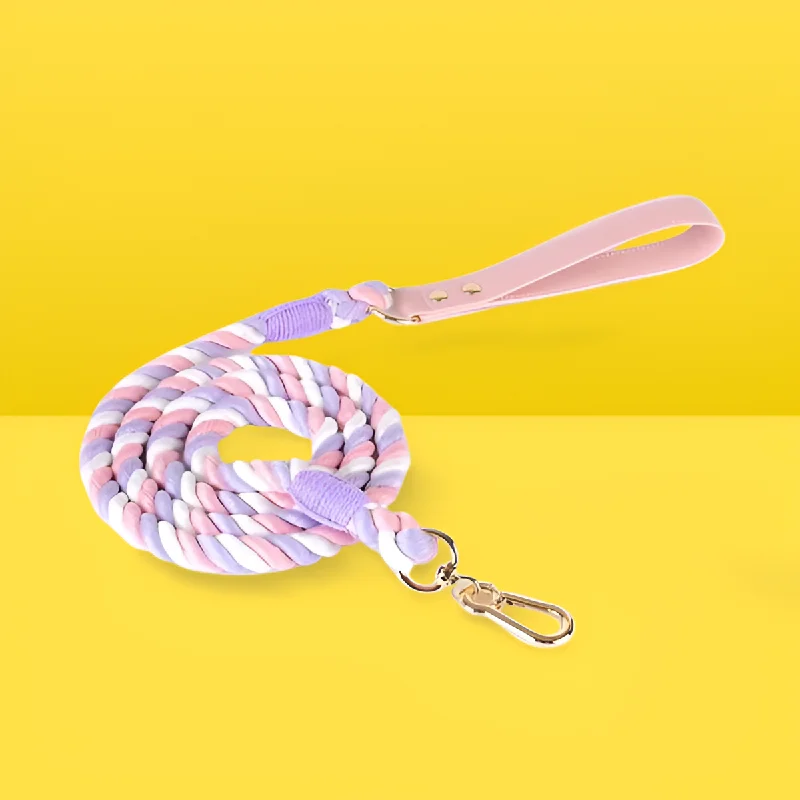 Loofie Colorful Dog Collar & Leash - Eco-friendly, Bright, and Durable