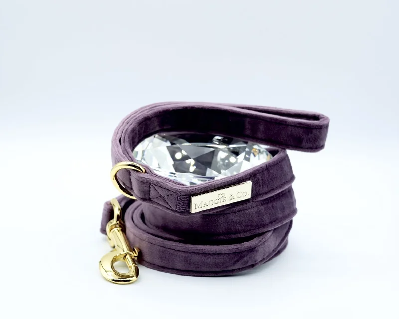 Maggie and Co. Velvet Collection: The Susana Leash