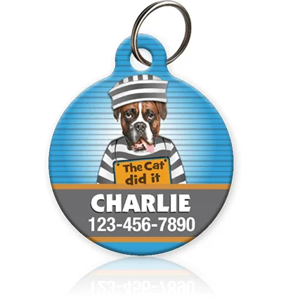 Mugshot Pet ID Tag