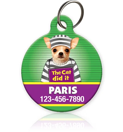 Mugshot Version 2 Pet ID Tag