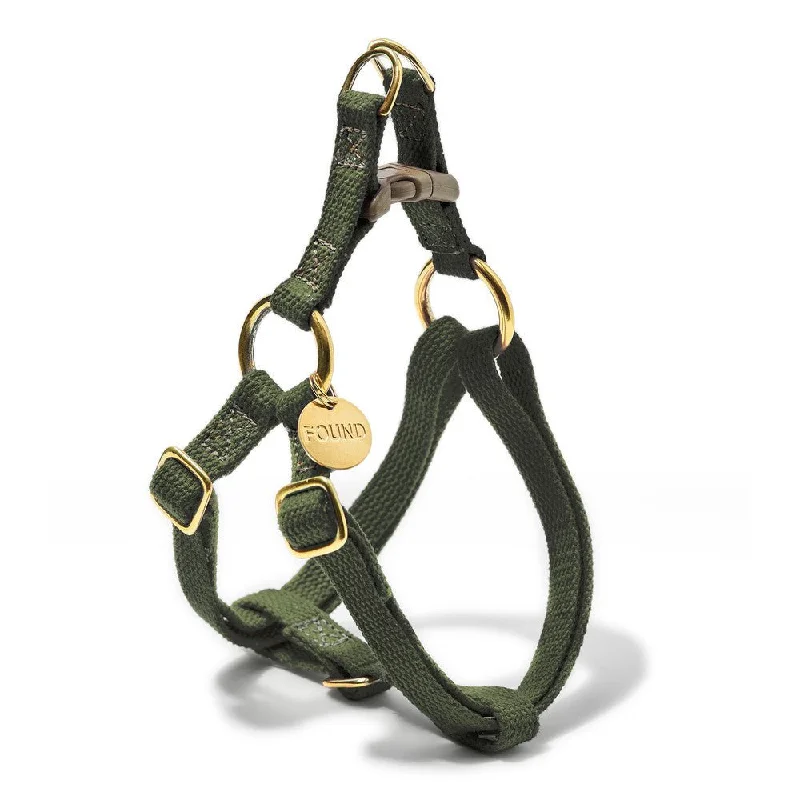 Olive Cotton Cat & Dog Harness